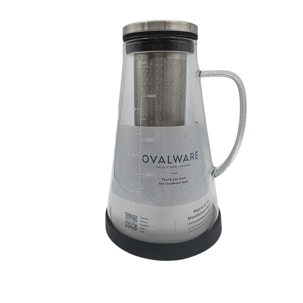 Ovalware glass tea